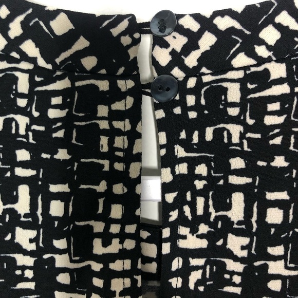 Susan Graver Liquid Knit Top with Chiffon New NWOT - Picture 8 of 11